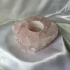 Rose Quartz Tea Light Holder