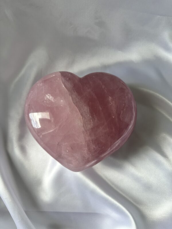 XL Rose Quartz Heart B