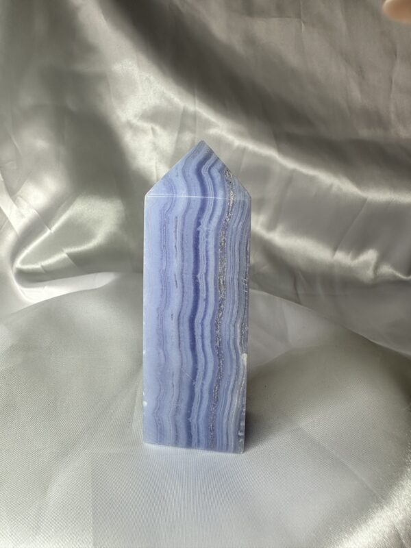 Blue Lace Agate Tower D