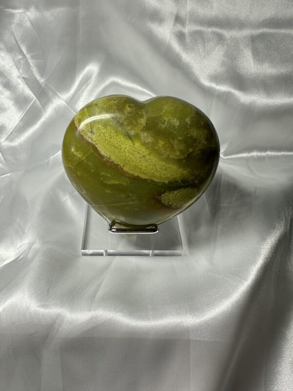 Green Opal Heart B